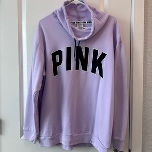 PINK Victoria's Secret Lavender Cowl Neck Sweater